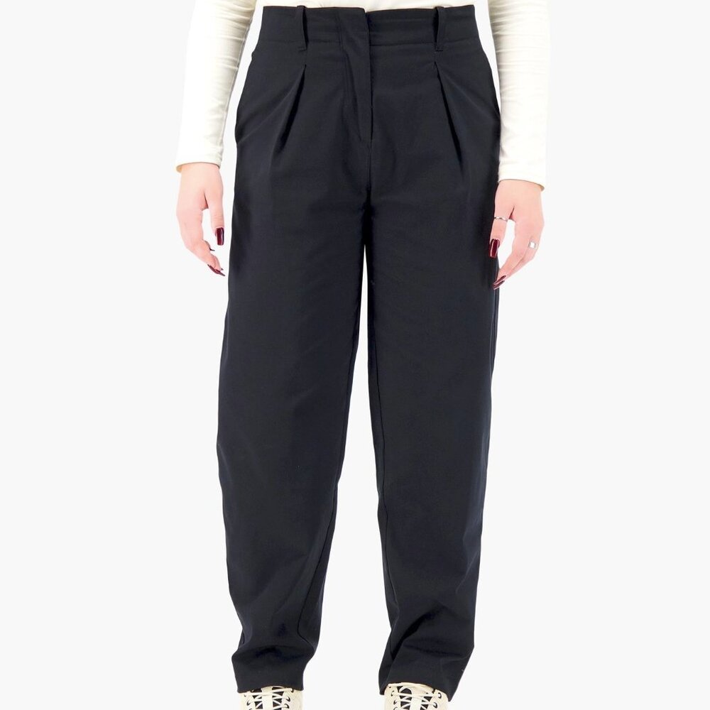 Classic Black Cotton Trousers (Good for Sunday, M, NWT)